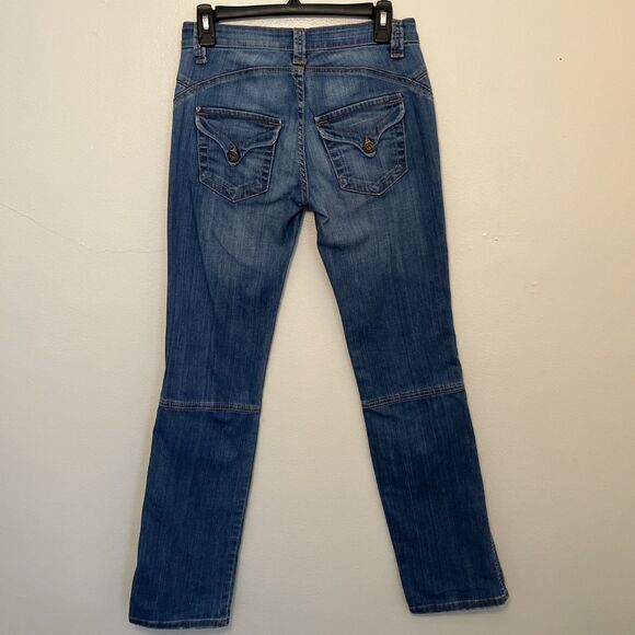 BIG STAR JEANS Vintage Y2K Ultra Low Rise Bootcut Jeans, Medium Wash- 28” - Picture 1 of 8